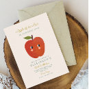 Search for apple of my eye invitations Red