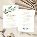 Search for gold foil wedding programs Calligraphy