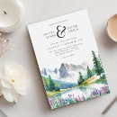 Search for elegant mountain wedding invitations Outdoor