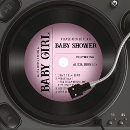 Search for music baby shower invitations Retro