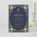 Search for yellow christening invitations Vintage