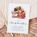 Search for wine and cheese bridal shower invitations Modern