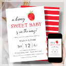 Search for strawberry shower invitations A berry sweet