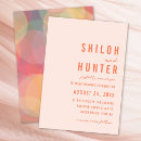 Search for bokeh lights wedding invitations Colourful
