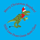 Search for t rex christmas wrapping paper Cute