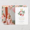 Search for pink strawberry invitations Fruit