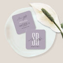 Search for lavender business cards Minimalist
