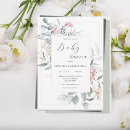 Search for pink and green baby shower invitations Modern