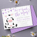 Search for have you heard the moos invitations Cute