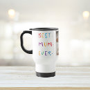 Search for typography travel mugs Best mum ever