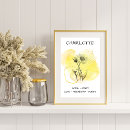 Search for single yellow posters Elegant