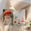 Search for garden 1st birthday invitations Woodland