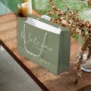 Search for sage green gift bags Boho