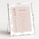 Search for blush pink menus Typography