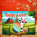 Search for cow easter cards For kids