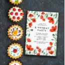 Search for floral leaf pattern invitations Green leaves
