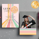Search for dance graduation invitations Disco ball