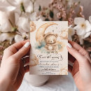 Search for we are over the moon invitations Teddy bear