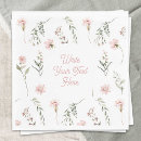Search for wildflower napkins Pretty