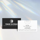 Search for journeyman electrician business cards Tradesperson