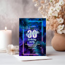Search for blue 30th birthday invitations Contemporary
