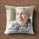 Search for in loving memory cushions Tribute