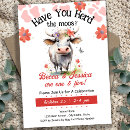 Search for moo cow birthday invitations Holy cow i'm one