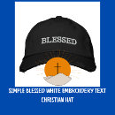 Search for blessed embroidered hats Faith