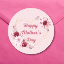 Search for happy mother day pink stickers Watercolor