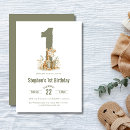 Search for giraffe 1st birthday invitations Jungle
