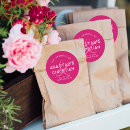 Search for magenta wedding stickers Minimal