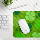 Search for saint patrick mouse mats Shamrock