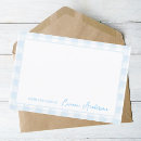 Search for blue gingham thank you cards Plaid