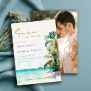 Search for island save the dates Palm trees
