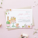Search for champagne baby shower invitations Floral