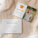 Search for orange graduation invitations Simple