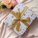 Search for bees wrapping paper Rustic