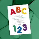 Search for abc baby shower invitations Cute