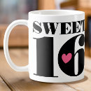 Search for 16th birthday mugs Black and white