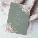 Search for blush and sage wedding invitations Floral