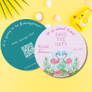 Search for pink flamingo save the dates Summer