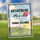 Search for womens golf invitations Retirement