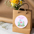 Search for flamingo wedding stickers Tropical