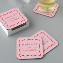 Search for modern wedding coasters Stylish