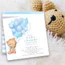 Search for stuffed animals baby shower invitations Beary cute