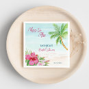 Search for tropical napkins Hibiscus flowers