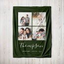 Search for photo family blankets Monogrammed