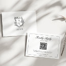 Search for black and white floral invitations Qr code