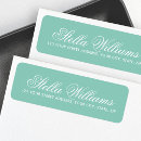 Search for pastel green return address labels Minimalist