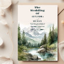 Search for pine green wedding invitations Lakeside